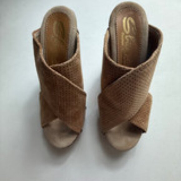 Sbicca Wedge Sandals 7 - Picture 2 of 3